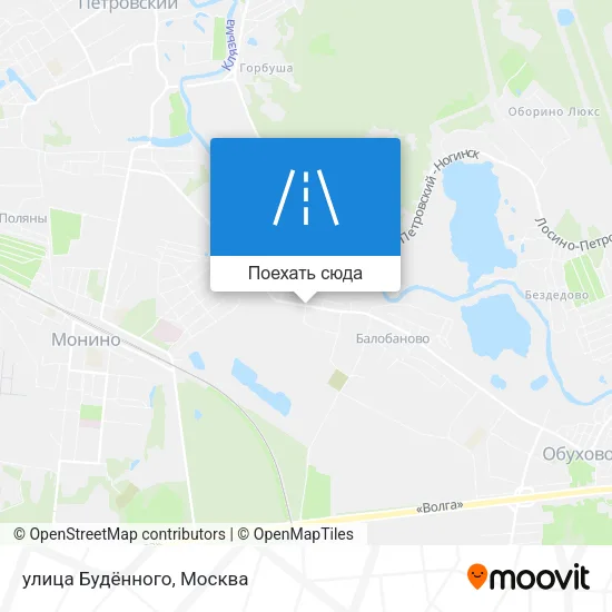 Карта улица Будённого