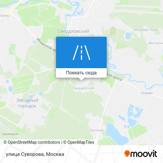 Карта улица Суворова