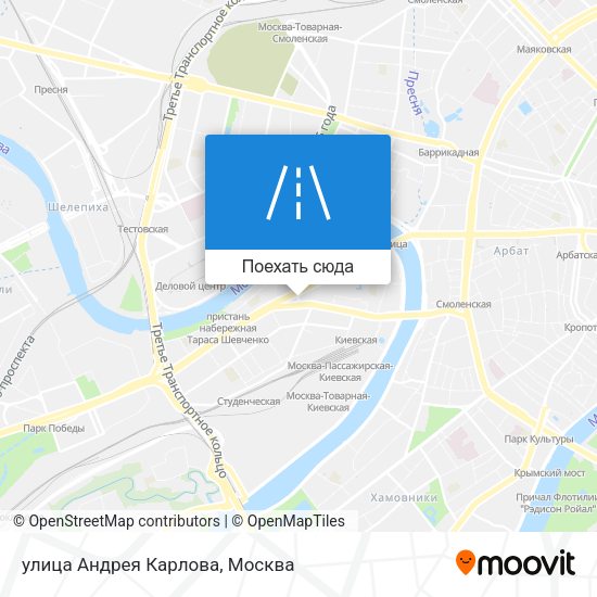 Карта улица Андрея Карлова