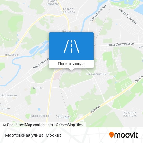 Карта Мартовская улица