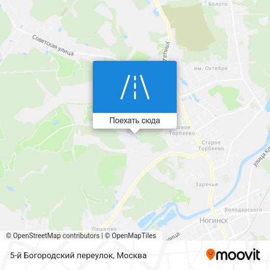 Карта 5-й Богородский переулок