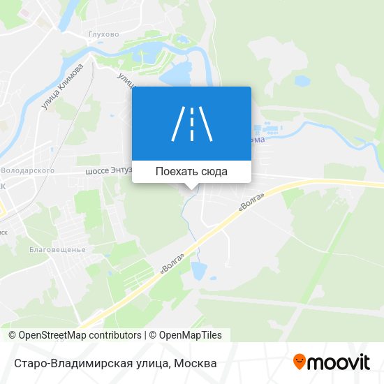 Карта Старо-Владимирская улица