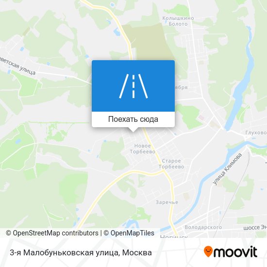 Карта 3-я Малобуньковская улица