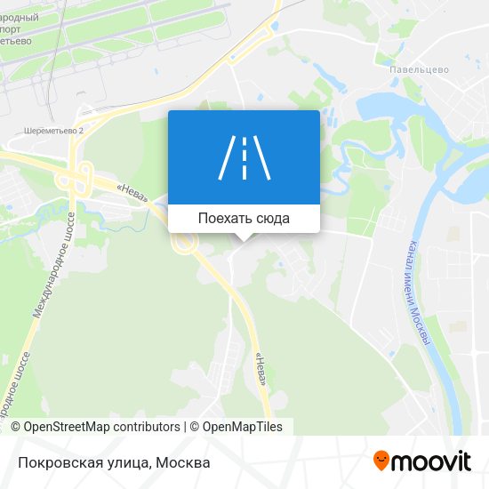 Карта Покровская улица