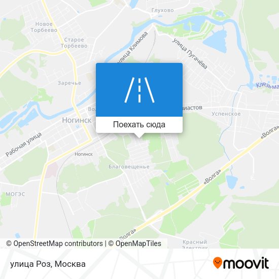 Карта улица Роз