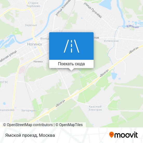 Карта Ямской проезд