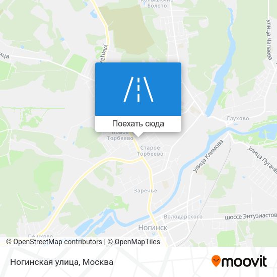 Карта Ногинская улица