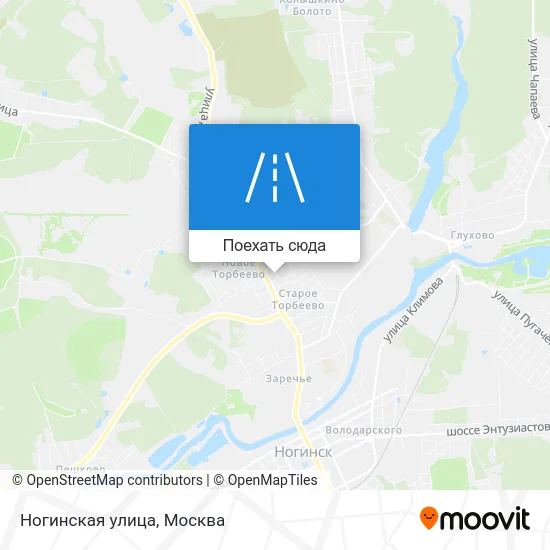 Карта Ногинская улица