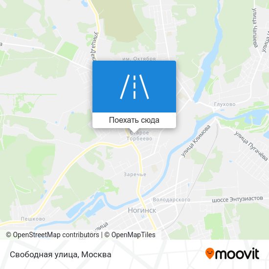 Карта Свободная улица
