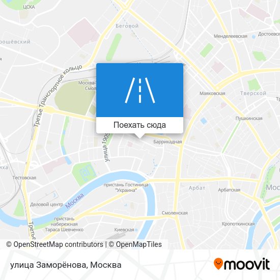 Карта улица Заморёнова