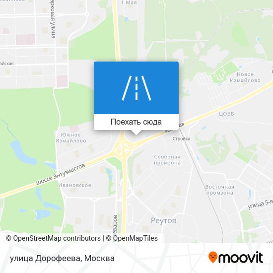 Карта улица Дорофеева