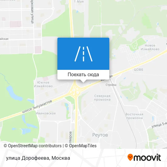 Карта улица Дорофеева