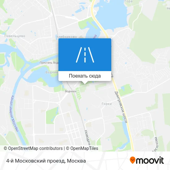 Карта 4-й Московский проезд