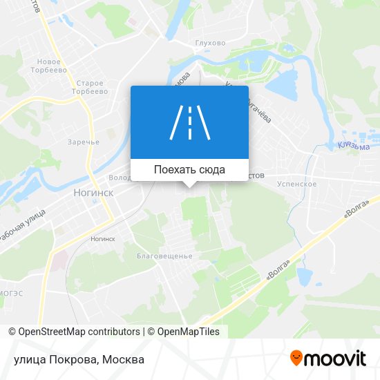 Карта улица Покрова