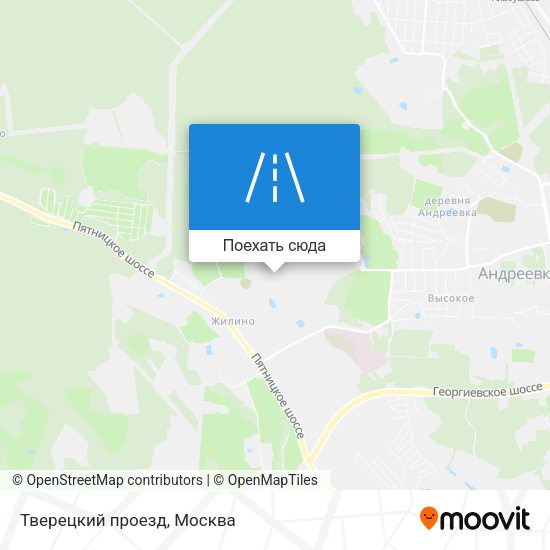 Карта Тверецкий проезд