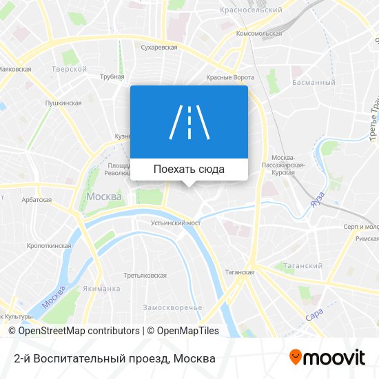 Карта 2-й Воспитательный проезд