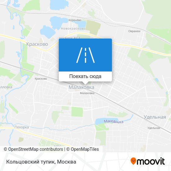 Карта Кольцовский тупик