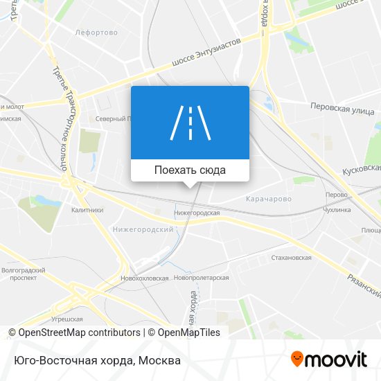 Карта Юго-Восточная хорда
