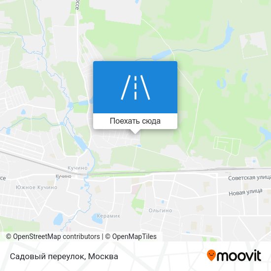 Карта Садовый переулок