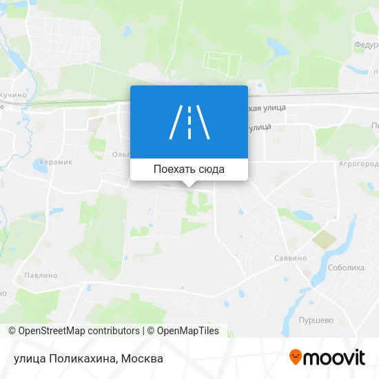 Карта улица Поликахина