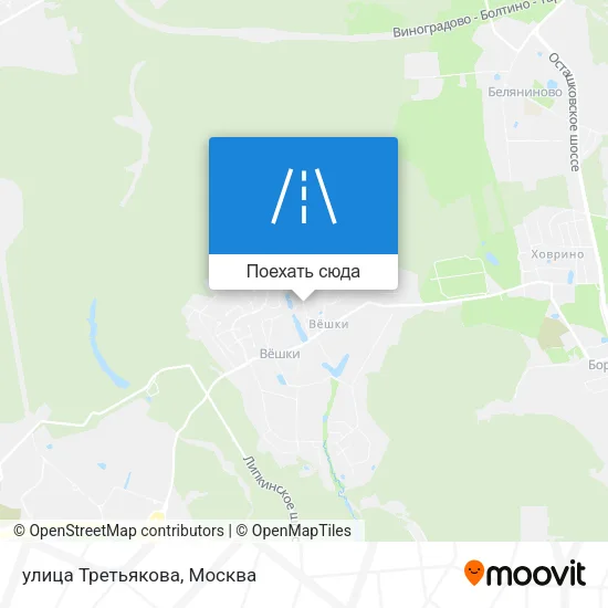Карта улица Третьякова