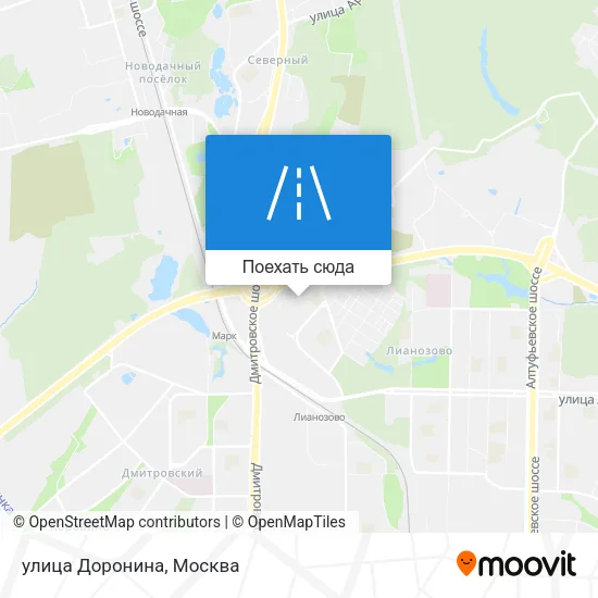 Карта улица Доронина