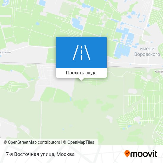 Карта 7-я Восточная улица