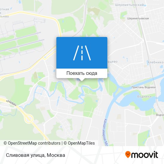 Карта Сливовая улица