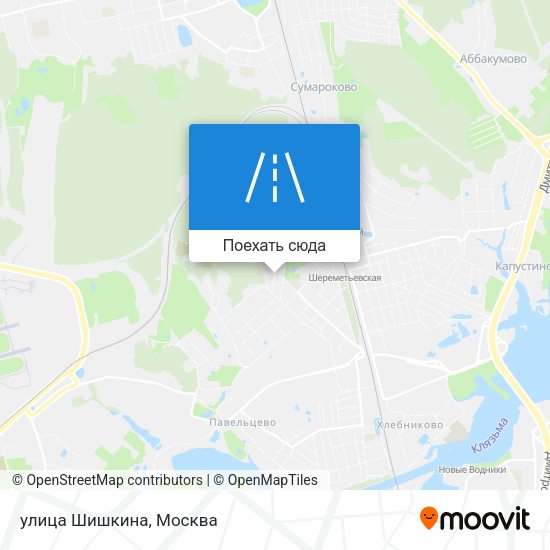 Карта улица Шишкина