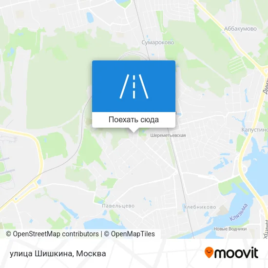 Карта улица Шишкина