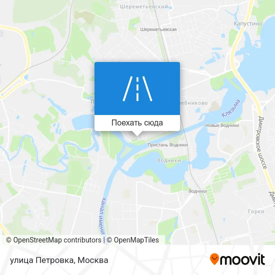 Карта улица Петровка