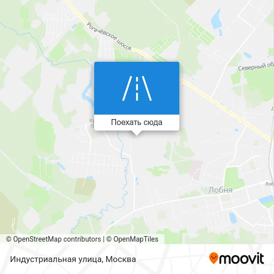 Карта Индустриальная улица