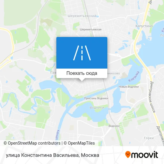 Карта улица Константина Васильева