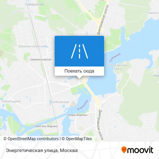 Карта Энергетическая улица
