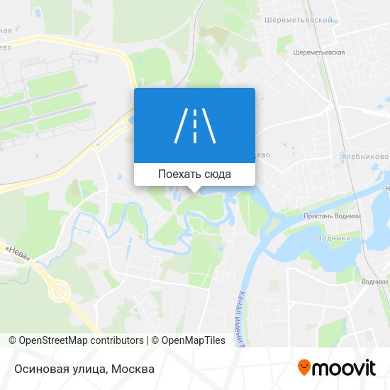 Карта Осиновая улица