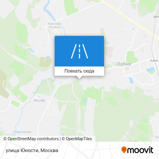 Карта улица Юности