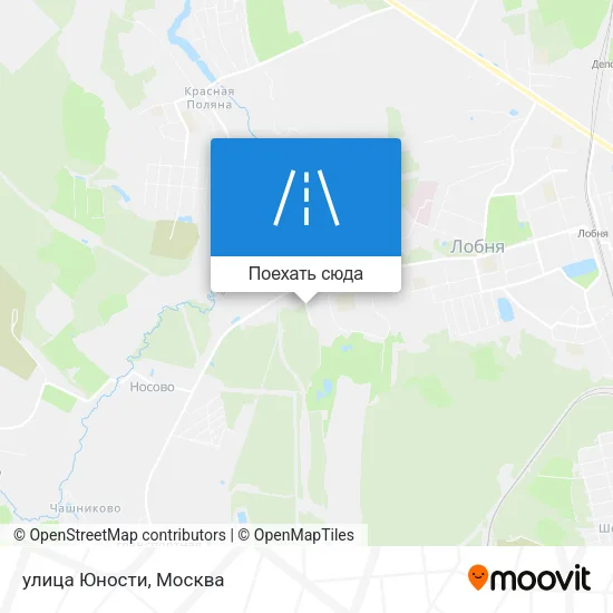 Карта улица Юности
