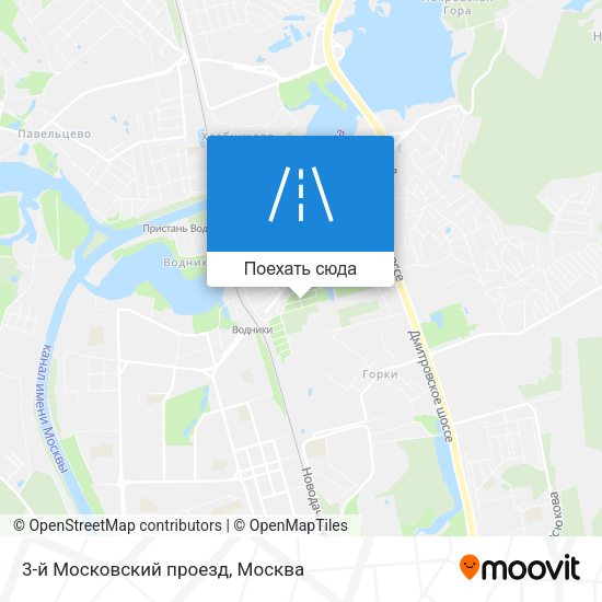 Карта 3-й Московский проезд