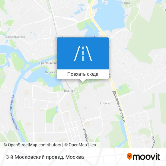 Карта 3-й Московский проезд
