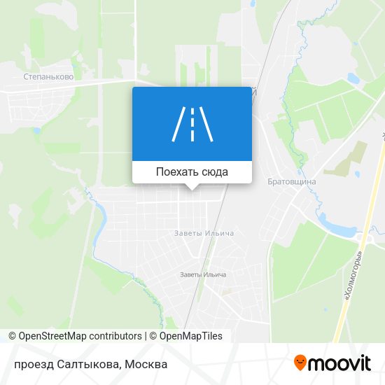 Карта проезд Салтыкова