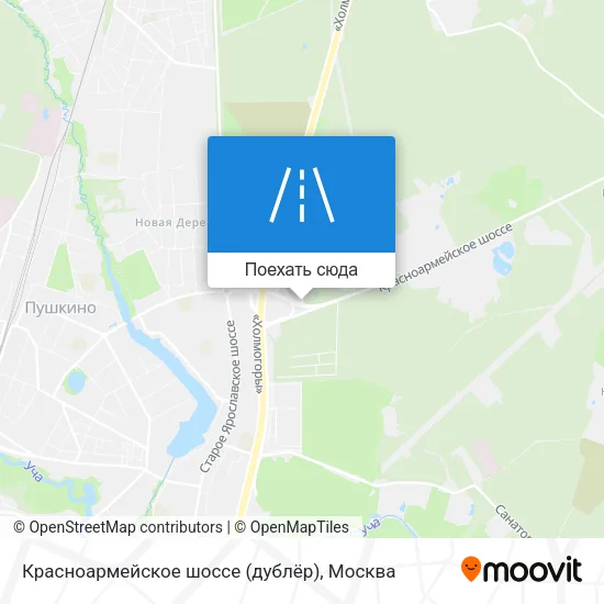Карта Красноармейское шоссе (дублёр)