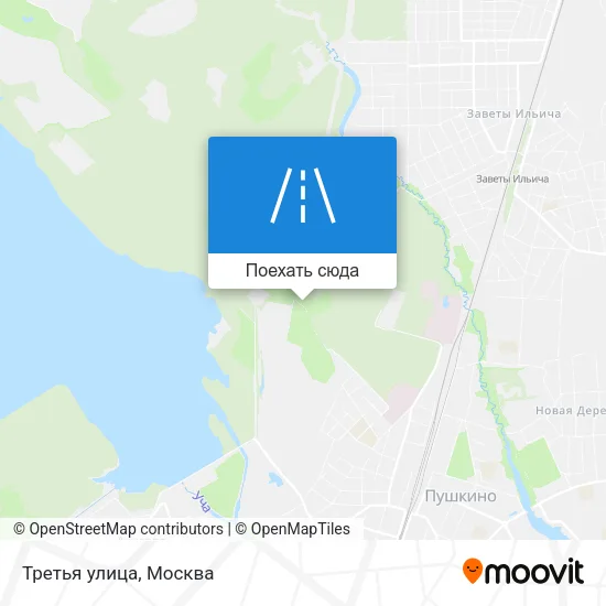 Карта Третья улица