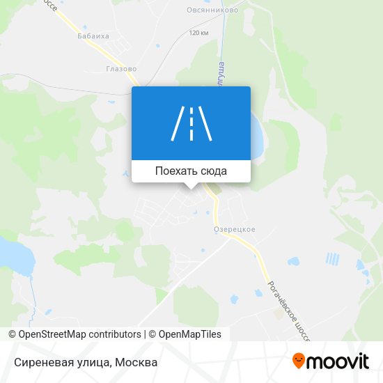 Карта Сиреневая улица