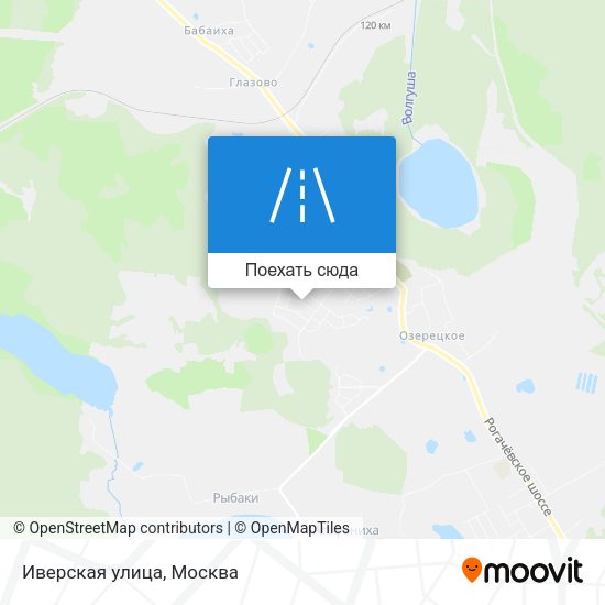 Карта Иверская улица