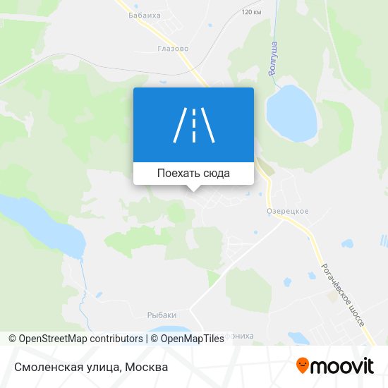 Карта Смоленская улица