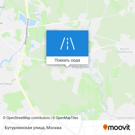 Карта Бутурлинская улица