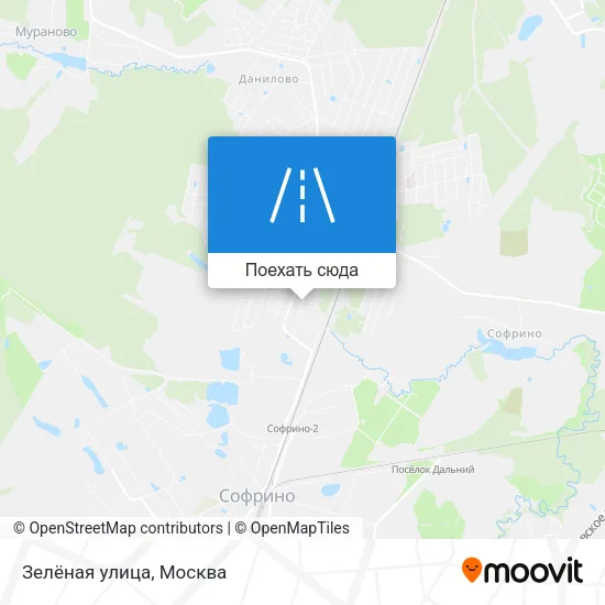Карта Зелёная улица