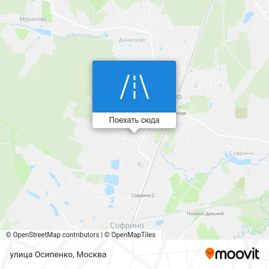 Карта улица Осипенко