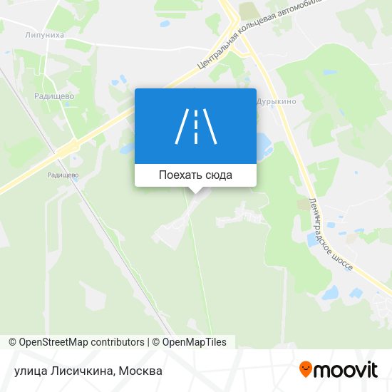 Карта улица Лисичкина