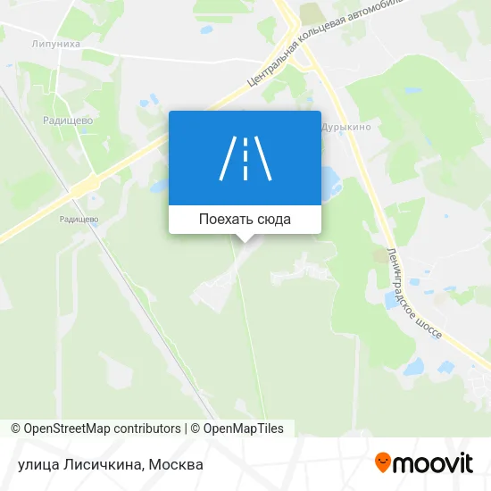 Карта улица Лисичкина